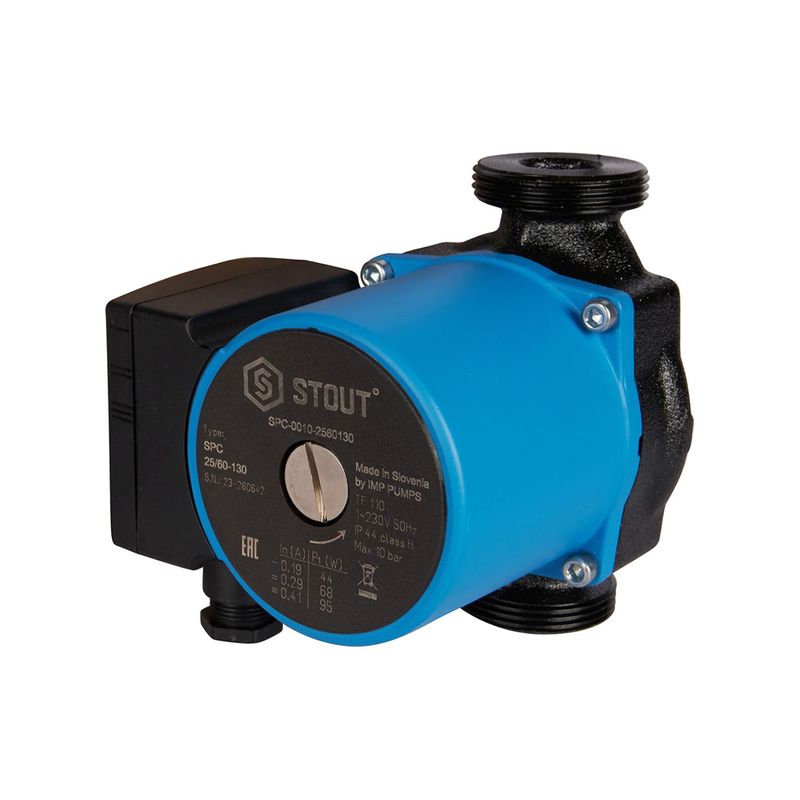 Насос циркуляционный Stout 25-60-130 | Водоснабжение и канализация