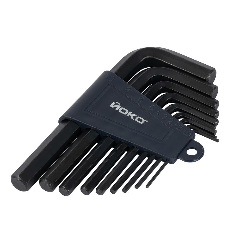 Ключи имбусовые 1,5-10мм короткие Йоко 9шт_1