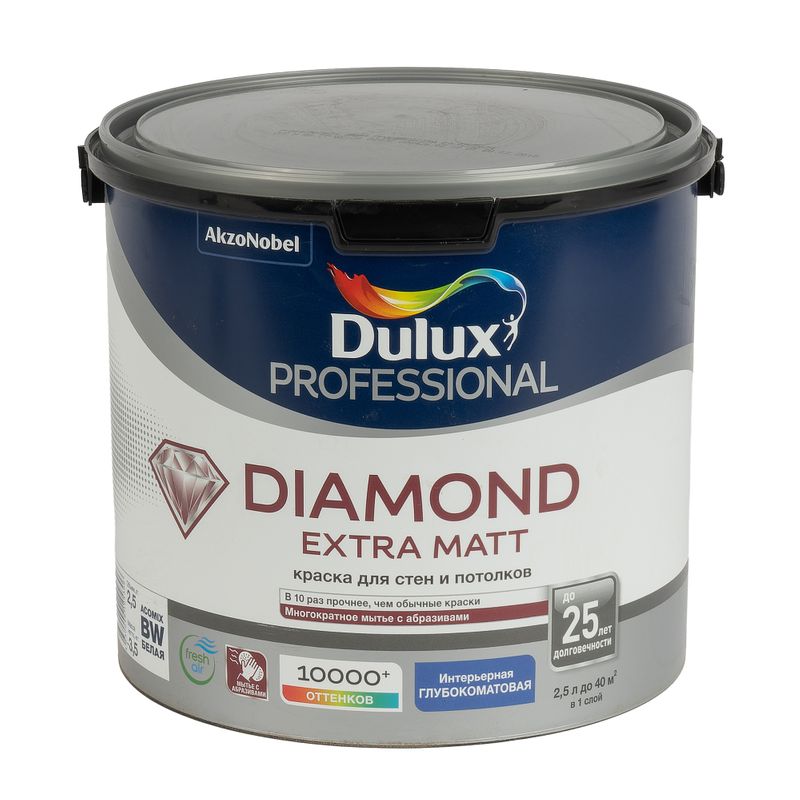 Краска Dulux Ослепительно Белая Купить