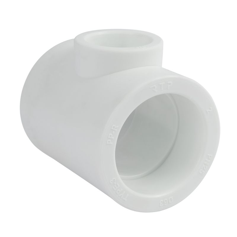 Тройник полипропиленовый 63х40х63мм переходной RTP
