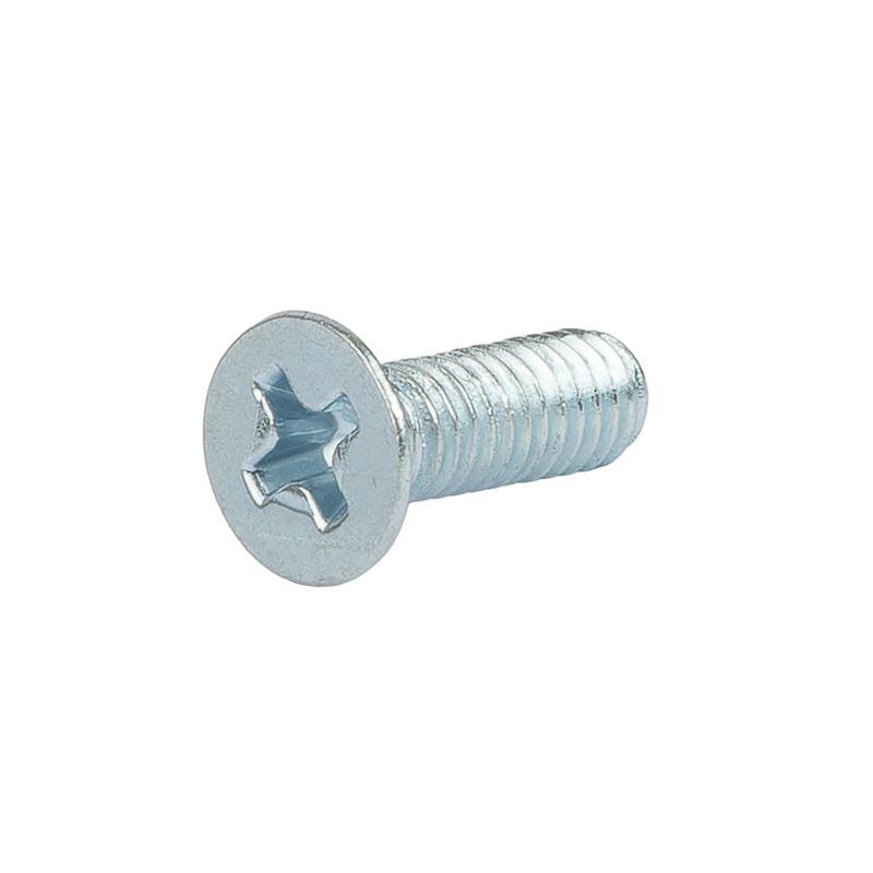 Винт с потайной головкой М4х12 DIN 965 оцинкованный