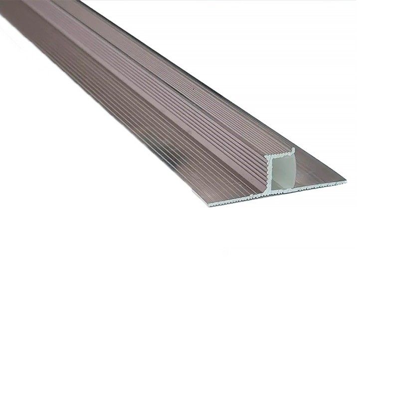 Плинтус скрытый Русский профиль 2500х50х15 мм серебро матовый