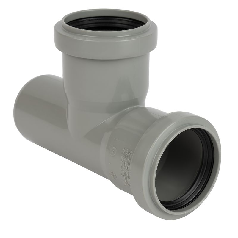 Тройник канализационный 50х50мм 87° Ostendorf