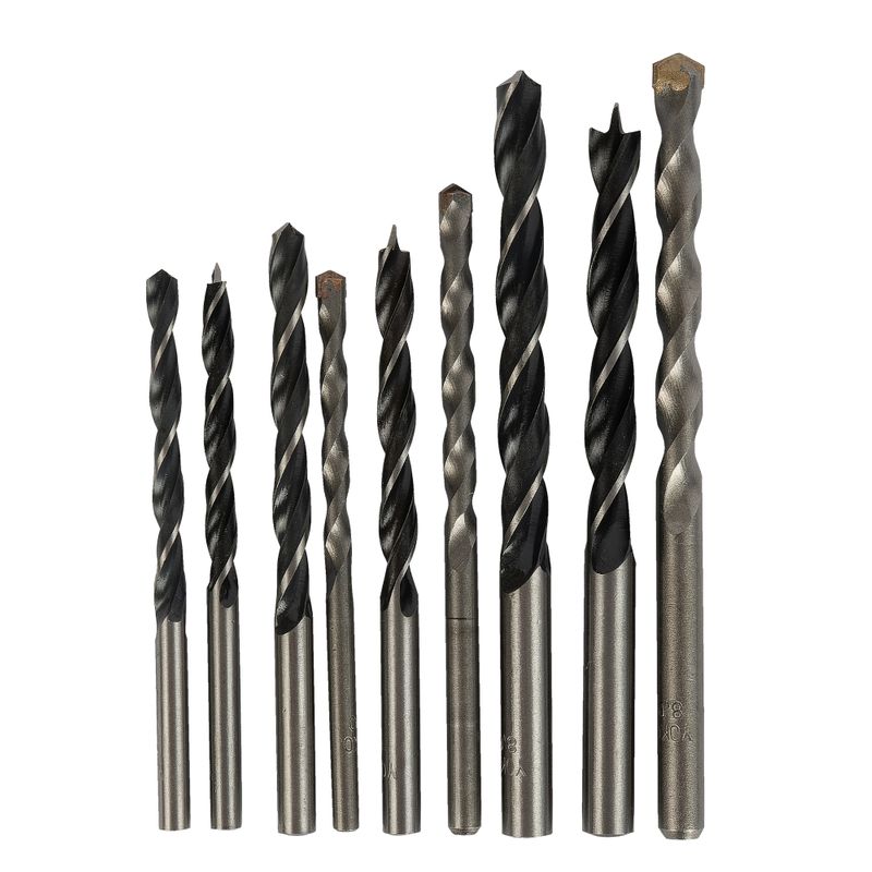 Набор сверл по металлу камню дереву 9 шт 5,6,8 мм Yoko