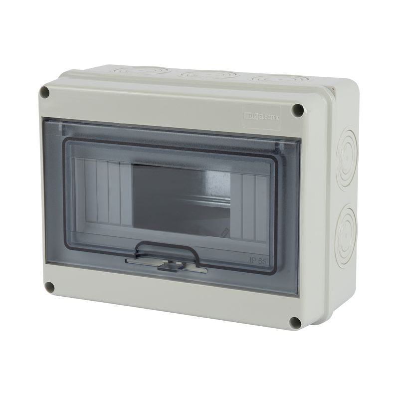 Щит распределительный навесной TDM ЩРН-П-8 IP 65 203х148х89 мм 8 модулей