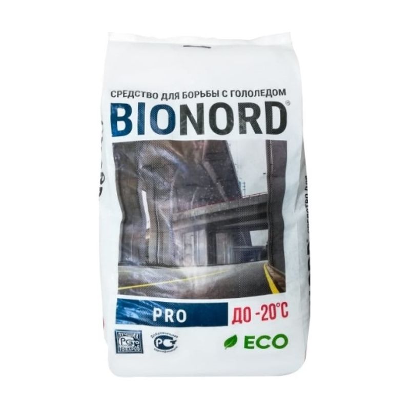 Реагент противогололедный Bionord Pro до -20 °С 23 кг