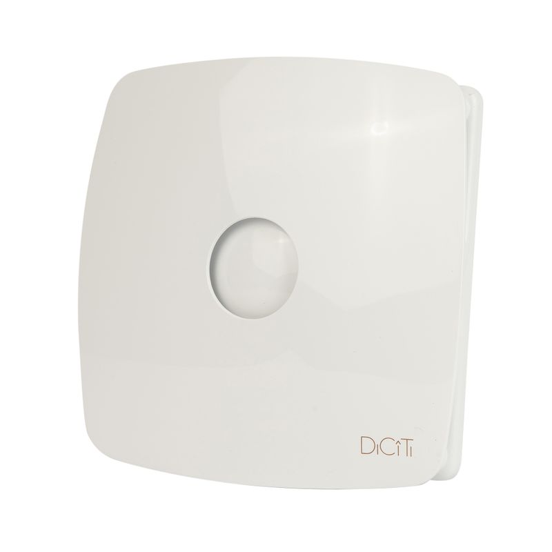 Вентилятор DiCiTi RIO 4C D100 32дБ 100м3/ч с обратным клапаном, съемной лицевой панелью