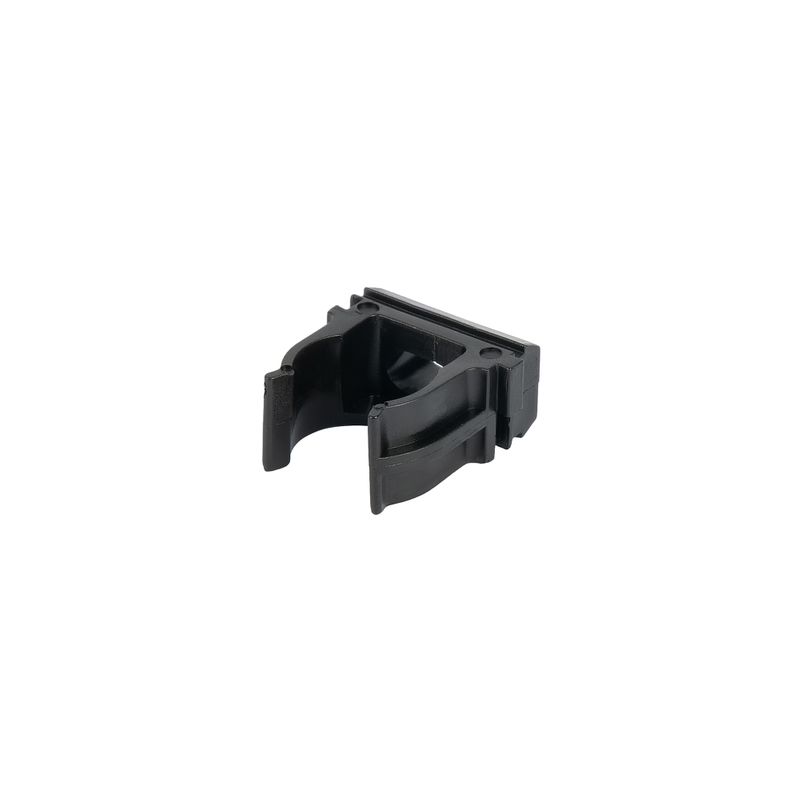 Крепеж-клипса для трубы 16 мм черная 100 шт/уп