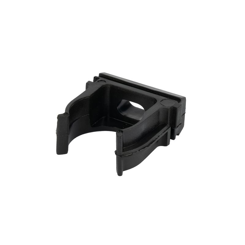 Крепеж-клипса для трубы 20 мм черная 100 шт/уп