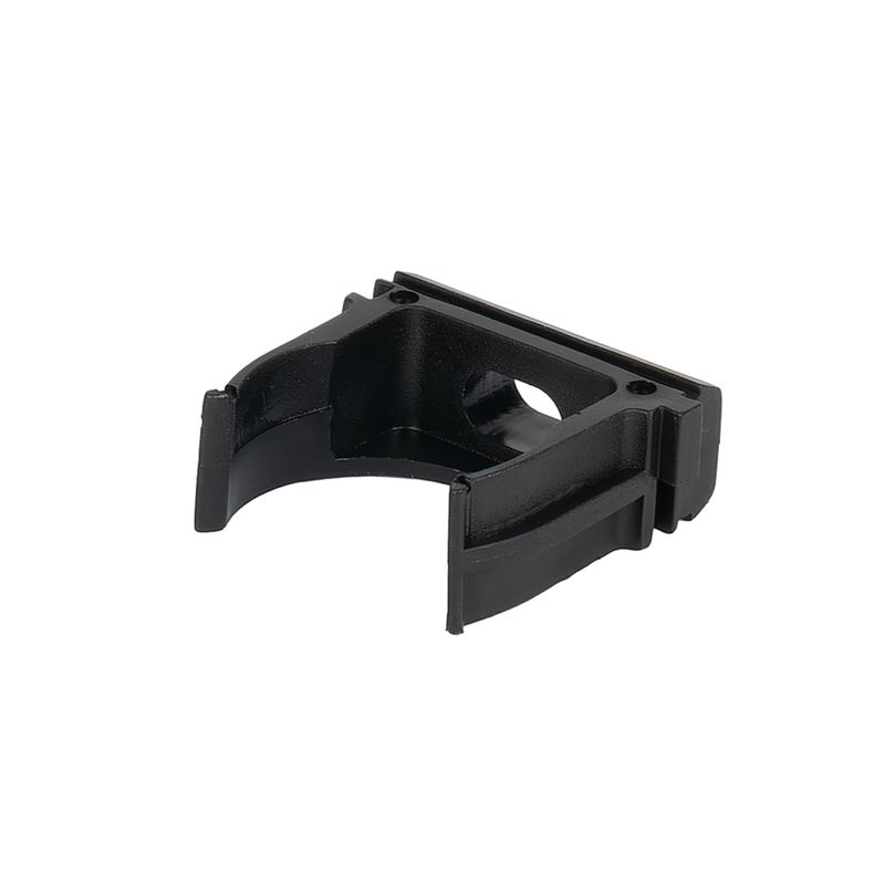 Крепеж-клипса для трубы 25 мм черная 10 шт/уп