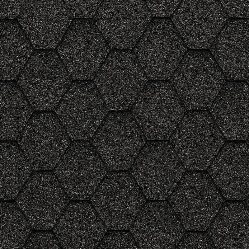 Черепица гибкая ТЕХНОНИКОЛЬ Оптима черный 3 м²