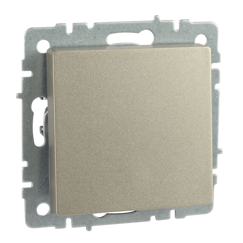 Механизм переключателя перекрестного одноклавишный Brite шампань IP20 IEK