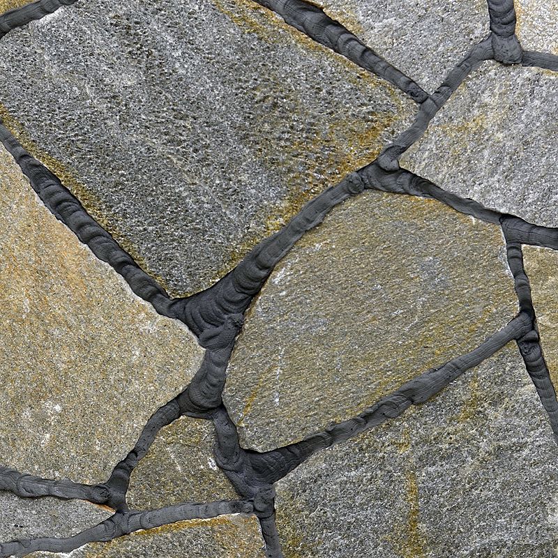 Камень натуральный Серицит (толщина 1-3см), 26кв.м