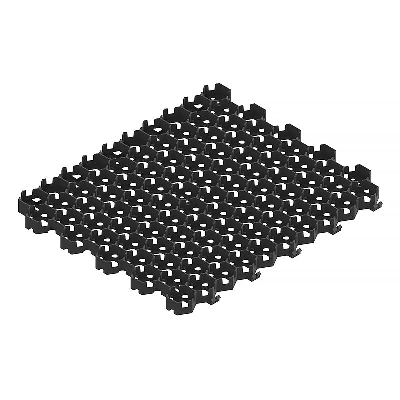 Решетка газонная пластиковая черная 580х495 мм