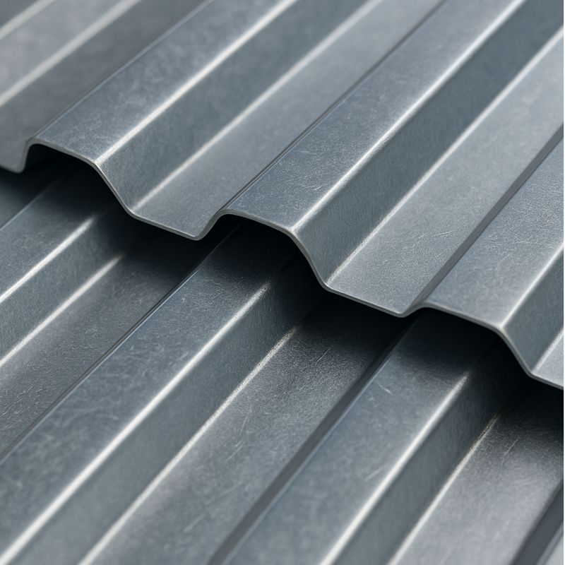 Профнастил МП20 1150х3000мм 0,45мм оцинкованный