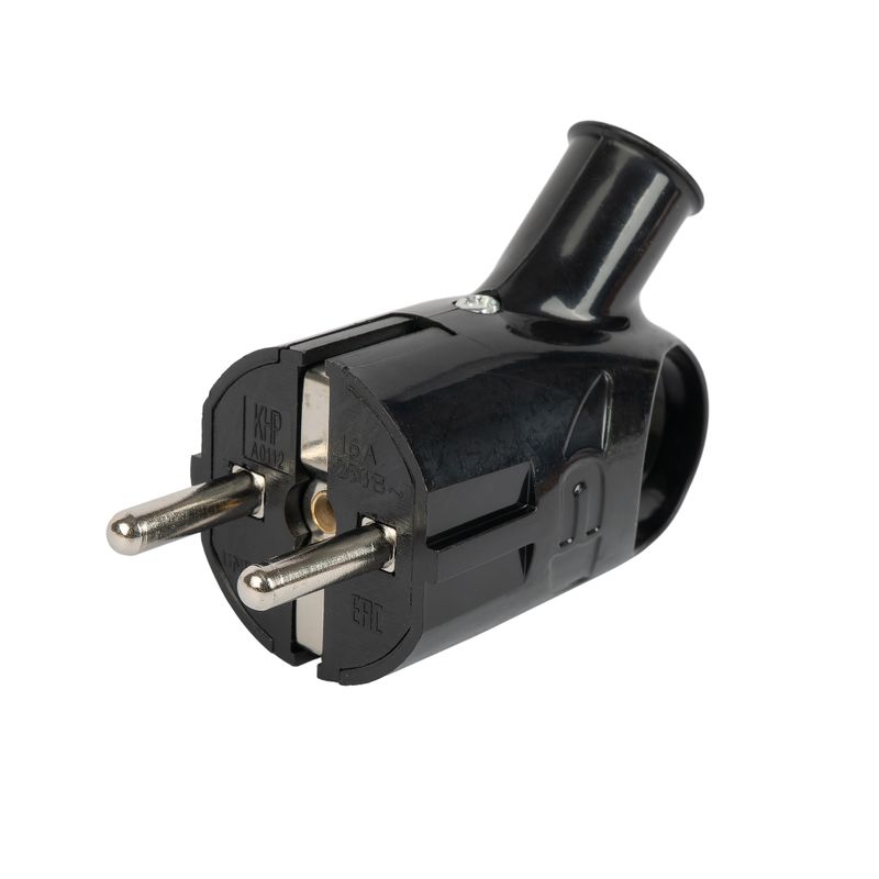 Вилка с ручкой с заземлением 16А 250В