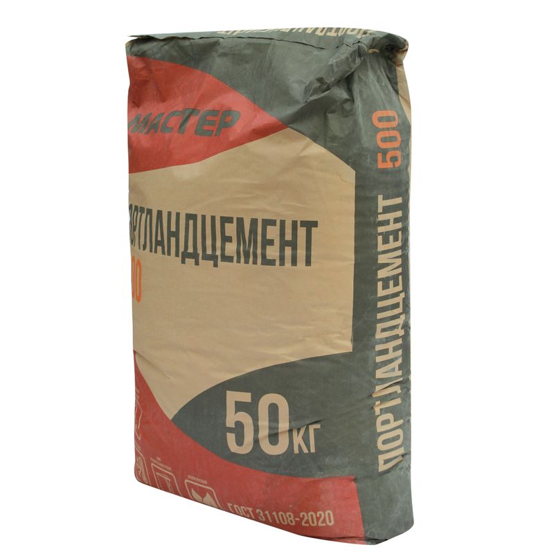 Цемент ЦЕМ I 42,5 H (ПЦ-500 Д0) Мастер 50 кг