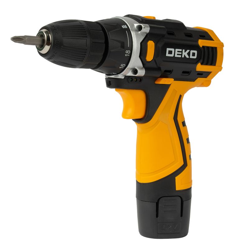Шуруповерт Deko DKCD12FU-Li 12 В 1х1,5 Ач