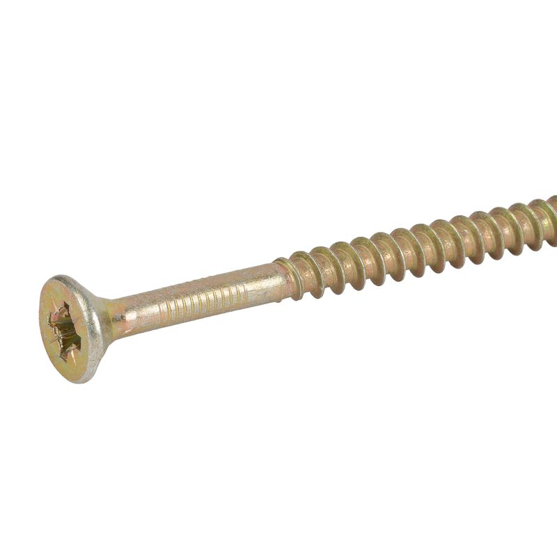 Саморез универсальный 4x70мм неполная резьба желтый цинк 150шт