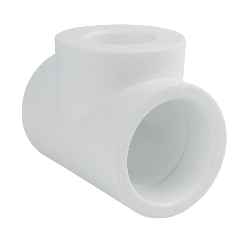 Тройник полипропиленовый 75х50х75мм переходной RTP