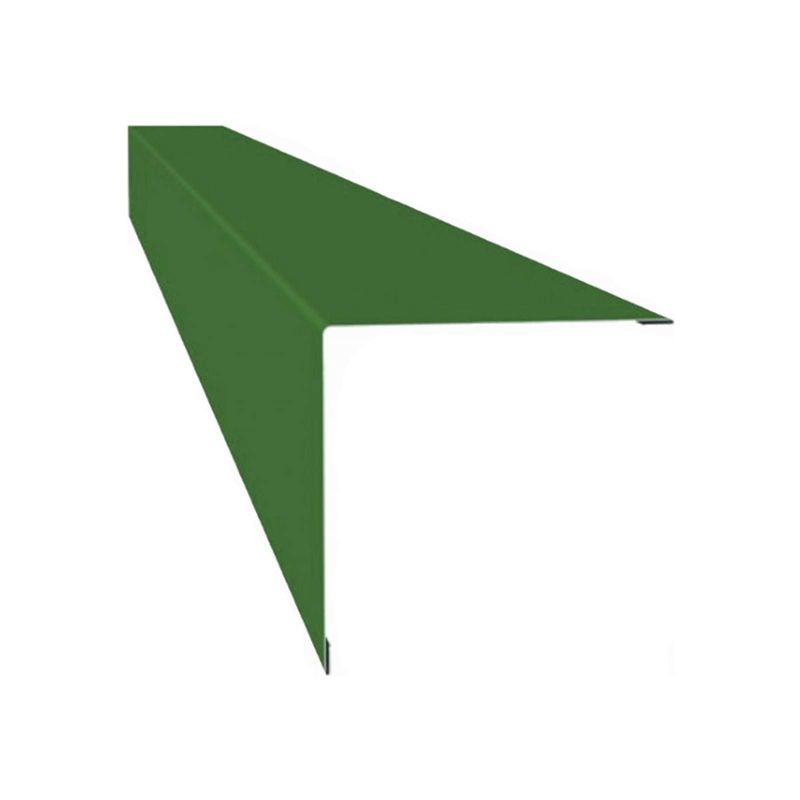 Планка угла наружного 75х75х3000мм зелёный мох