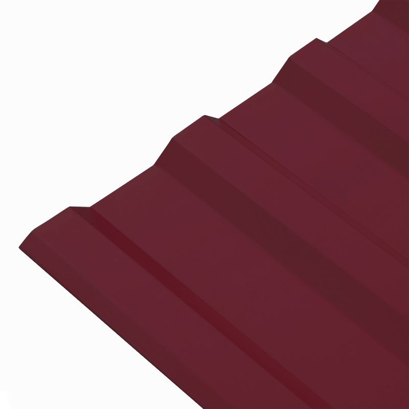 Профнастил МП-20 1150x2500 (ПЭ-RAL 3005-0,45мм) красное вино