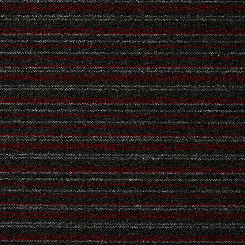 Плитка ковровая Bonkeel Space Strip Black/Red 50х50см 5м²