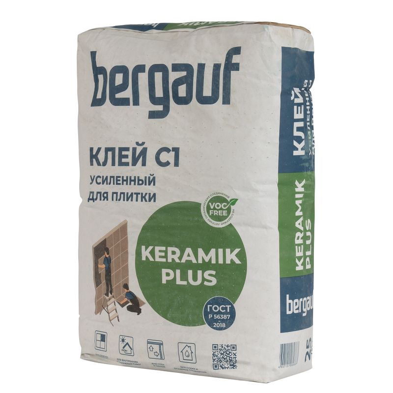 Клей для плитки Bergauf Keramik Plus C1 25кг