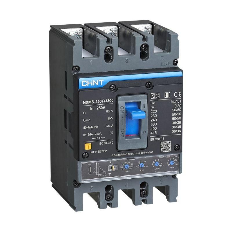 Выключатель автоматический трехполюсный 200А 36кА электронное расцепление CHINT