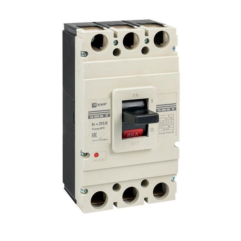 Выключатель автоматический трехполюсный 400/315А 42кА PROxima EKF