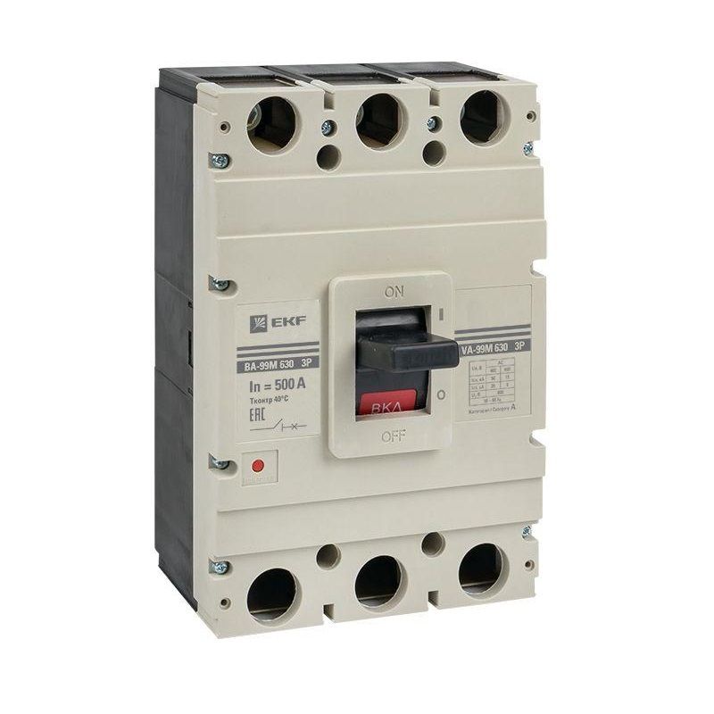 Выключатель автоматический трехполюсный 630/500А 50кА PROxima EKF