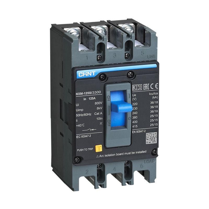 Выключатель автоматический трехполюсный 80А 25кА CHINT
