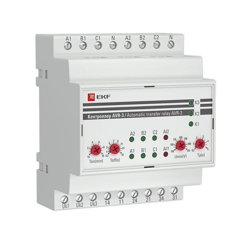 Контроллер АВР на 2 ввода с секционированием AVR-3 PROxima EKF