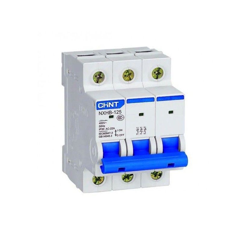 Выключатель нагрузки трехполюсный 40А NXHB-125 CHINT