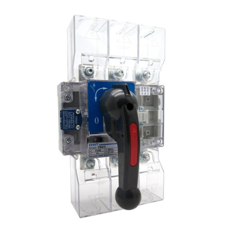 Выключатель-разъединитель трехполюсный 250А NH40-250/3 CHINT