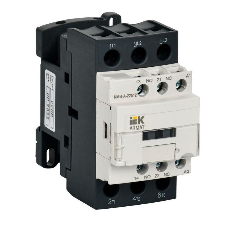 Контактор КМИ-А-22512 LC1D AC3 1НО+1НЗ 25А 230В IEK