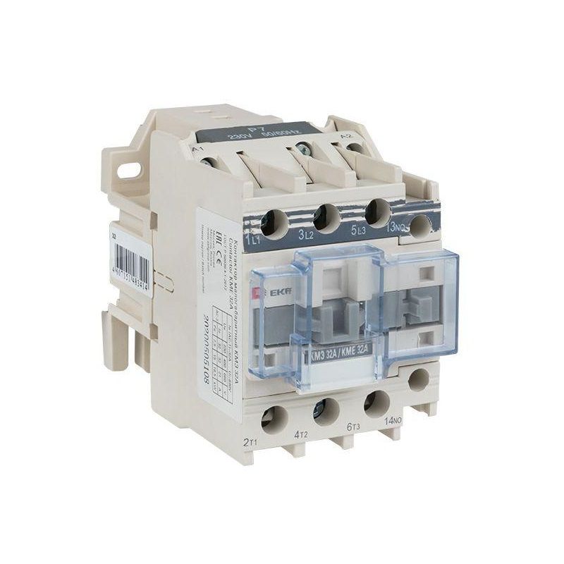 Контактор модульный КМЭ AC 1НО 32А 24В PROxima EKF