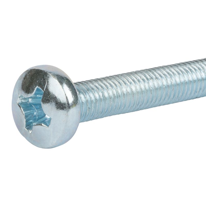 Винт с полусферической головкой M8x50 DIN 7985 оцинкованный