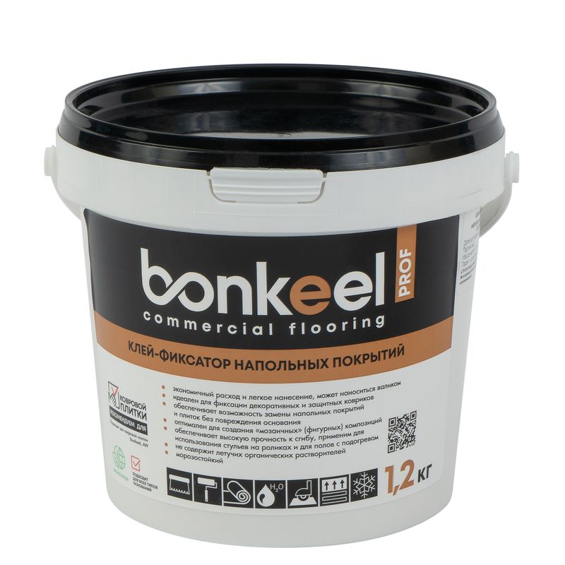 Клей-фиксатор Bonkeel Prof для напольных покрытий 1,2 кг