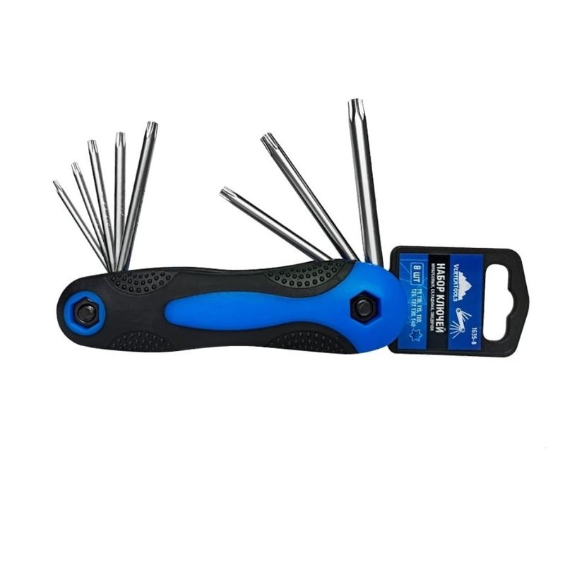 Набор ключей Torx звездочка T9-T40 Vertextools