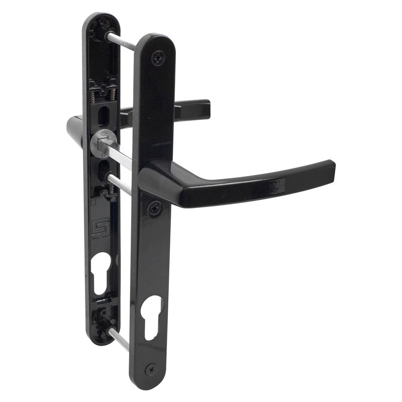 Ручка для узкопрофильных дверей Булат 92 мм черный