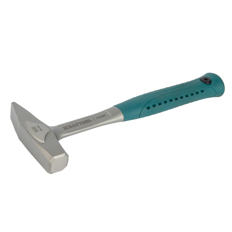 Молоток слесарный 500 гр  цельнокованый с прорезиненной рукояткой Kraftool