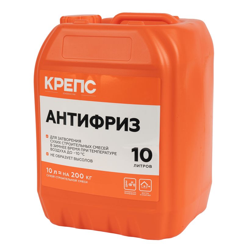 Добавка противоморозная Крепс Антифриз 10 л до -10°С