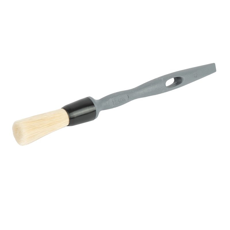 Кисть круглая 15мм универсальная искусственная щетина, пластиковая ручка Марта