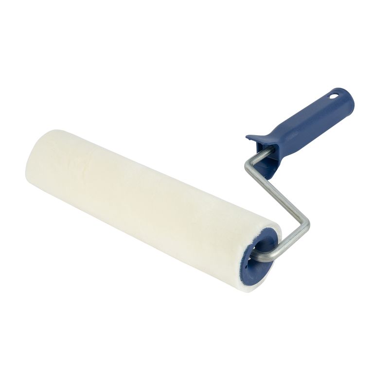 Валик с ручкой 240мм велюр для лаков, ядро 48мм, ворс 5мм, бюгель 8мм Марта