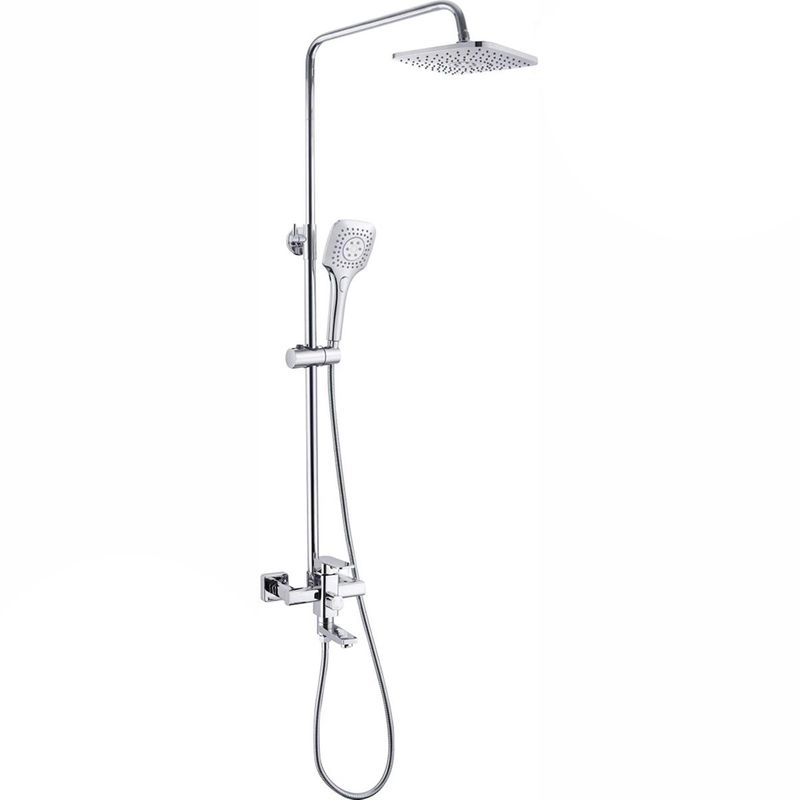 Душевая система с тропическим душем Shevanik S9936 хром