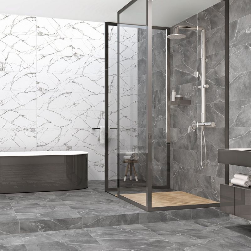 Керамогранит Global Tile Corona 300х600 мм белый