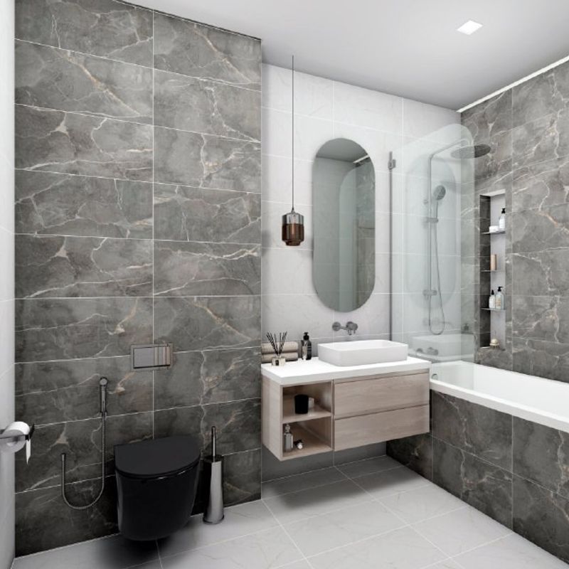 Керамогранит Global Tile Antares 300х600 мм темно-серый
