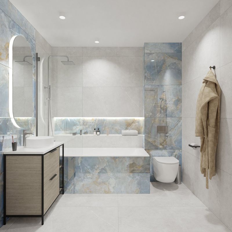 Керамогранит Global Tile Bliss 400х800 мм серый