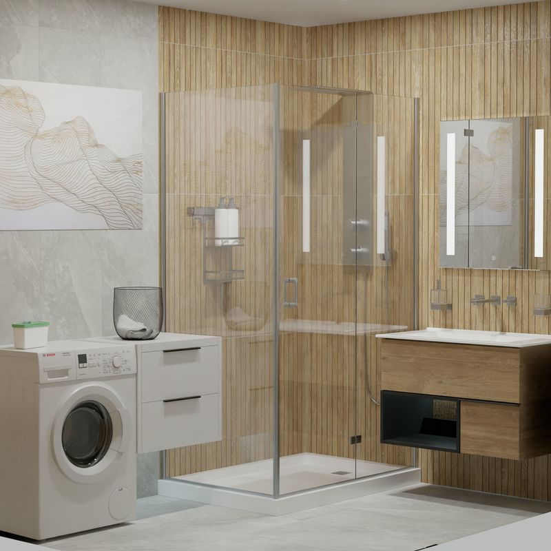 Керамогранит Global Tile Newton 400х800 мм светло-серый